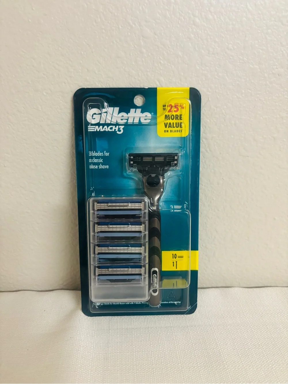 Disposable Razor and Cartridge Pack - Blue/Green
